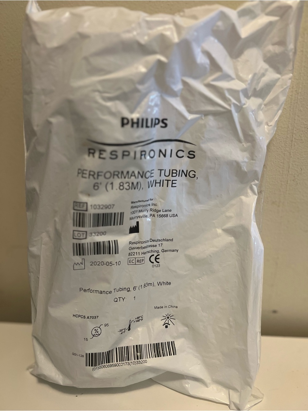 Philips Respironics Performance Tubing - White Packaging